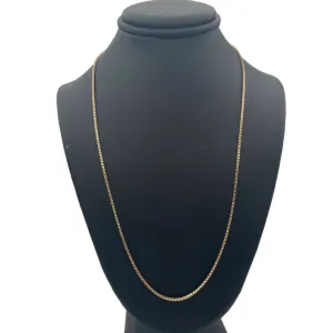 14K yellow gold birks box link chain
