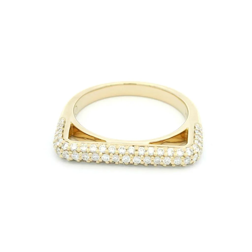 14K Yellow Gold Contemporary Ring