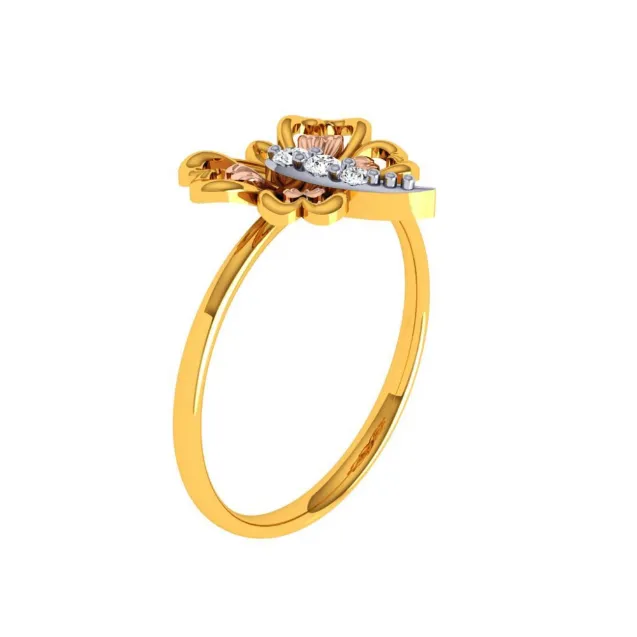 14KT (585) Yellow Gold Ring For Women