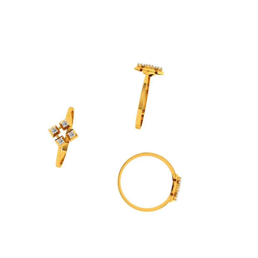 14KT (585) Yellow Gold Ring For Women