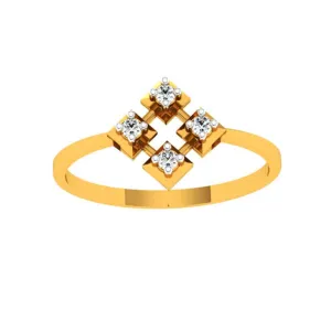 14KT (585) Yellow Gold Ring For Women