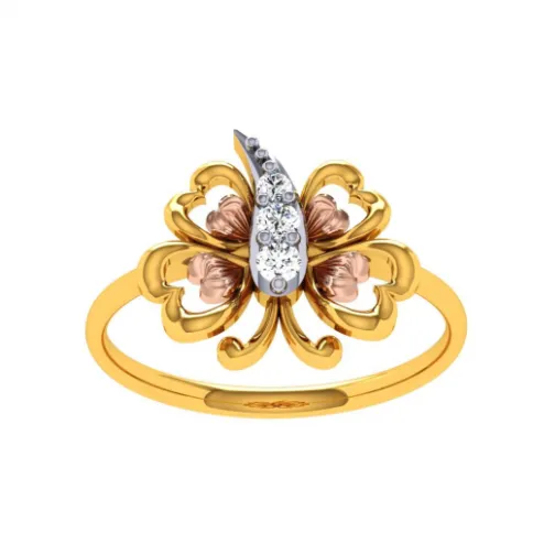 14KT (585) Yellow Gold Ring For Women