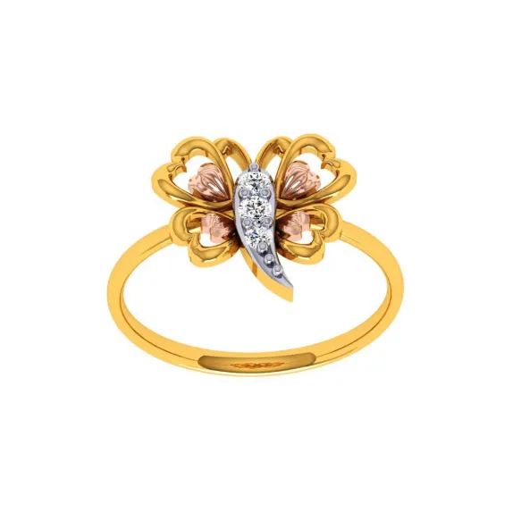 14KT (585) Yellow Gold Ring For Women