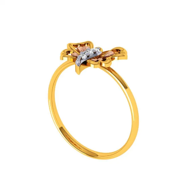 14KT (585) Yellow Gold Ring For Women