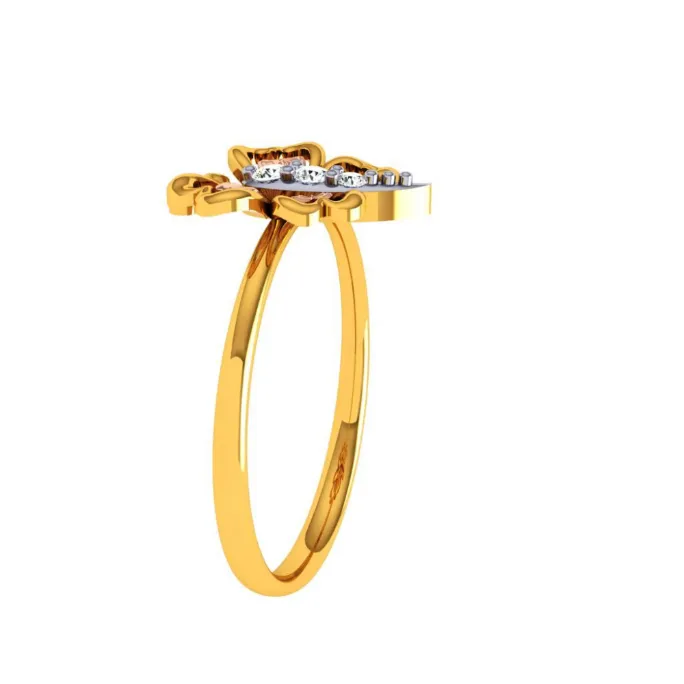 14KT (585) Yellow Gold Ring For Women