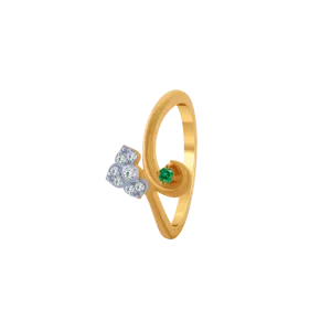 14KT (585) Yellow Gold Ring For Women