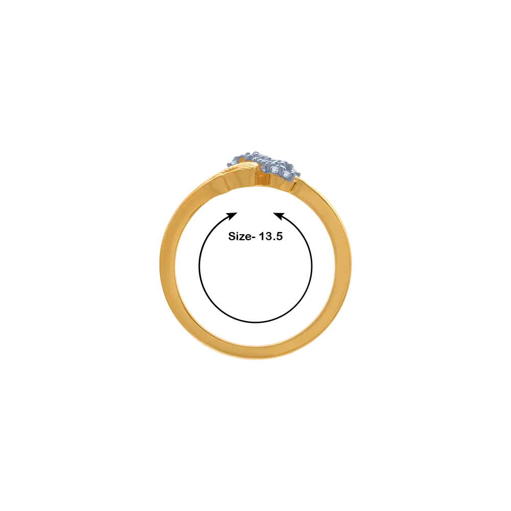 14KT (585) Yellow Gold Ring For Women