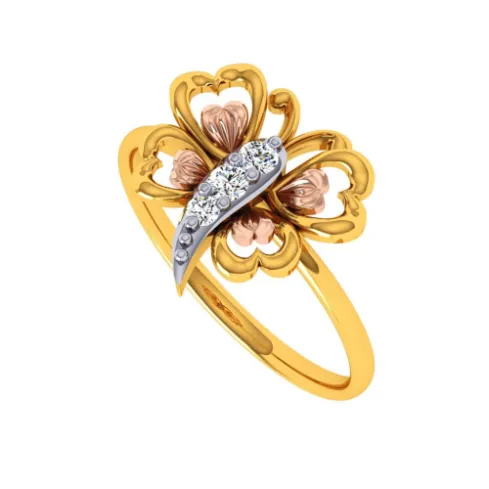 14KT (585) Yellow Gold Ring For Women