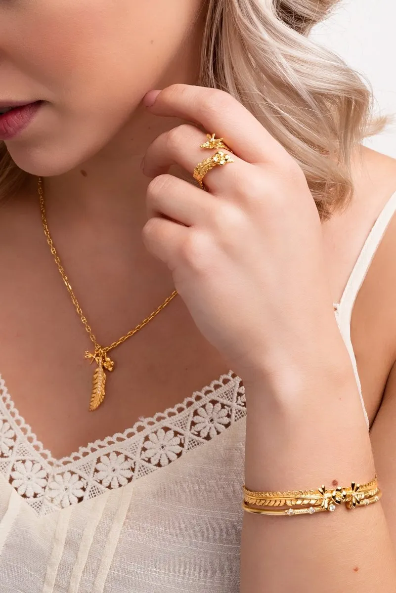 18K Gold Changes Within Bracelet? in White Zircon