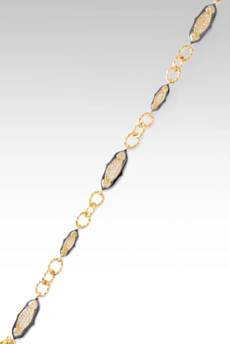 18K Gold Passionate Promises Bracelet? in White Zircon