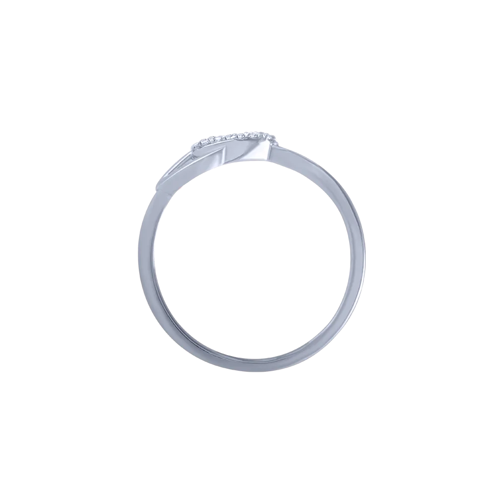 18KT (750) White Gold And Diamond Ring For Women