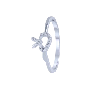 18KT (750) White Gold And Diamond Ring For Women