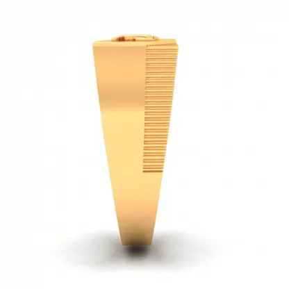 22k Gold Ring With Swastik Symbol From Mugdhaa Collection