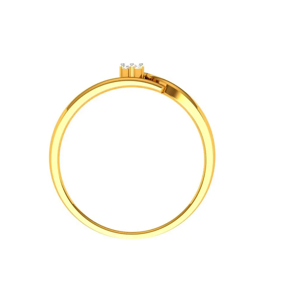 22KT (916) Yellow Gold Ring For Woman