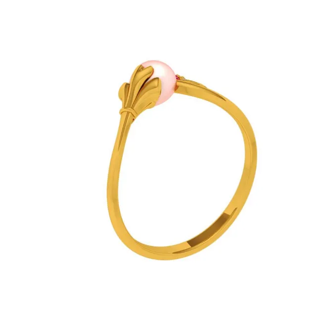 22KT (916) Yellow Gold Ring For Women
