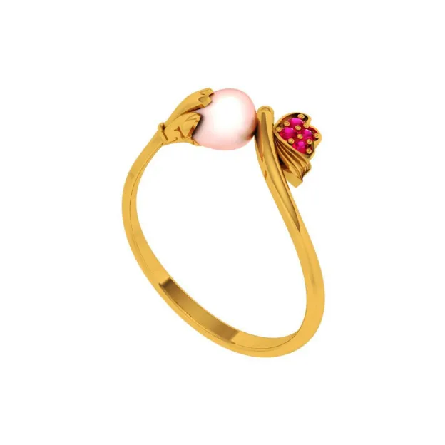 22KT (916) Yellow Gold Ring For Women