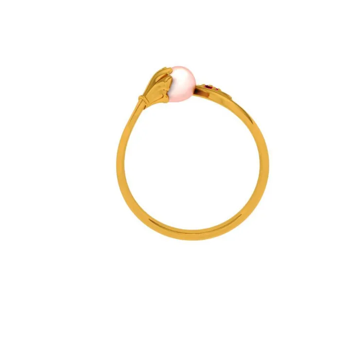 22KT (916) Yellow Gold Ring For Women