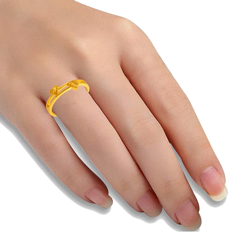 22KT Yellow Gold Ring For Women