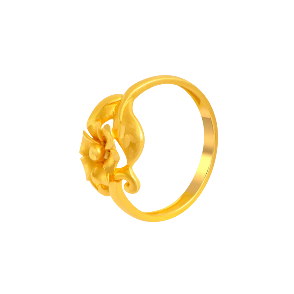 22KT Yellow Gold Ring For Women