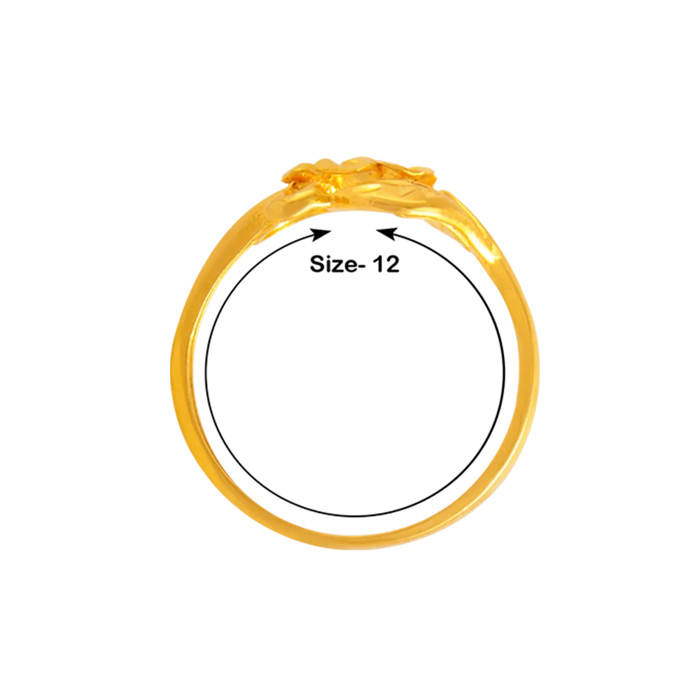 22KT Yellow Gold Ring For Women