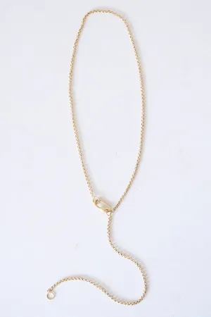 3-Loop Rolo Chain Necklace, Yellow Gold