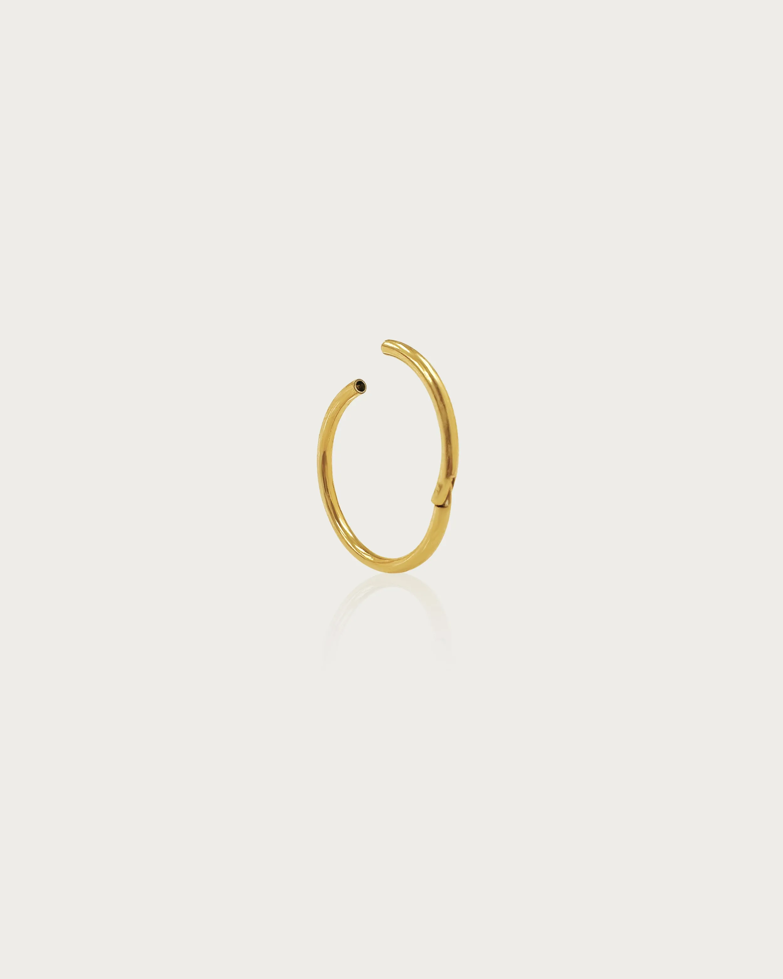 3 Pcs Hoop Helix Earring Set in Gold