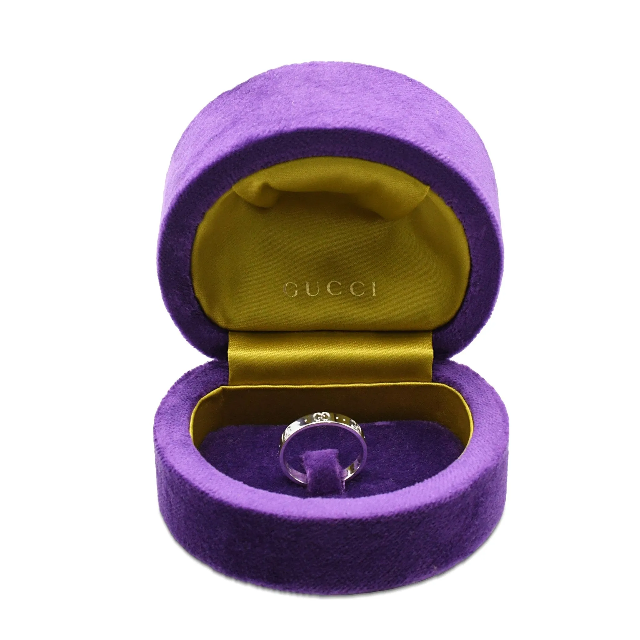 4mm Gucci G Band Ring - 18ct White Gold