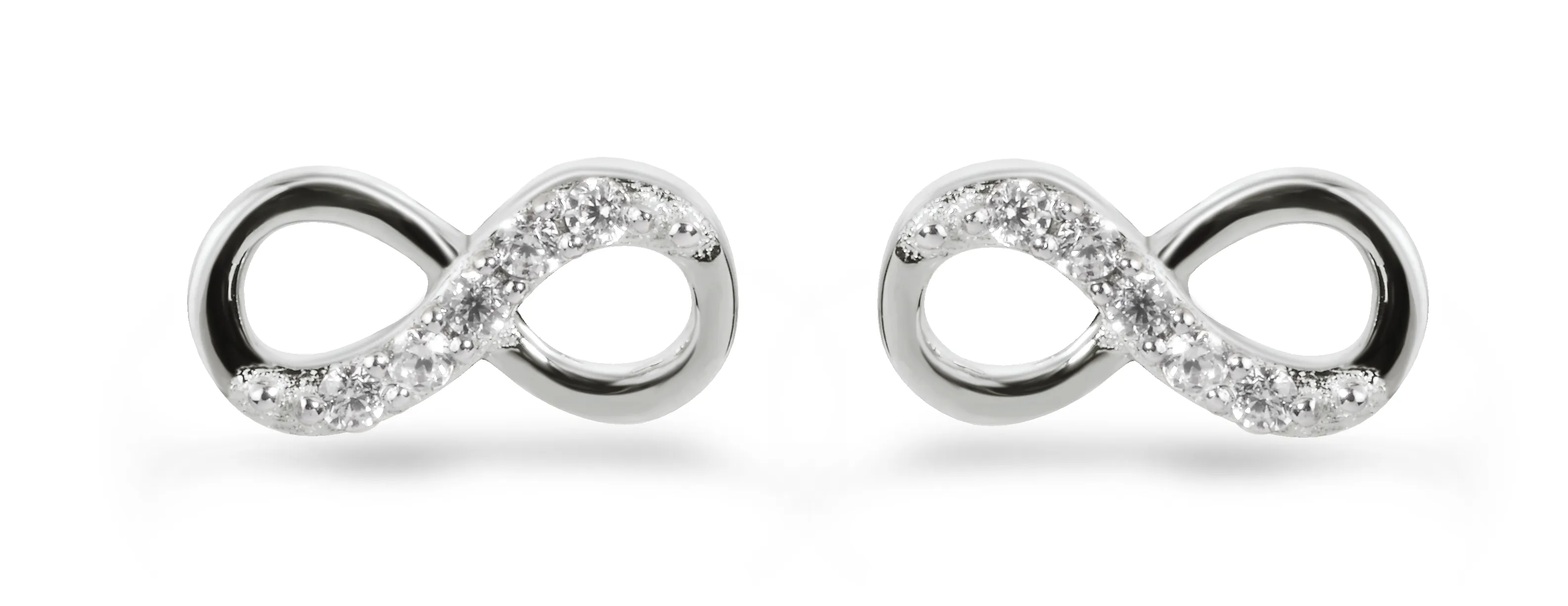 9k White Gold HSI Diamond Stud Earrings