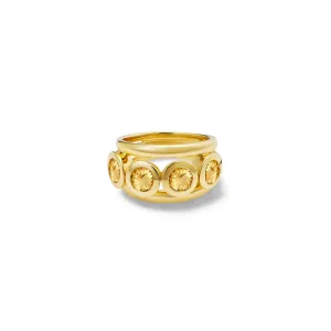 Aeneus Classic Ring Yellow Gold - Citrine