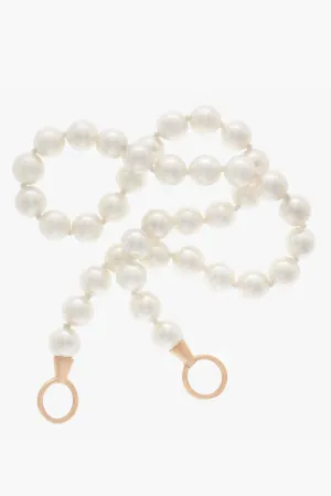 Akoya Pearl Strand, Yellow Gold Loops