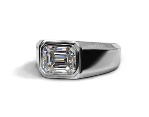 ALPHA MALE MOISSANITE EMERALD CUT