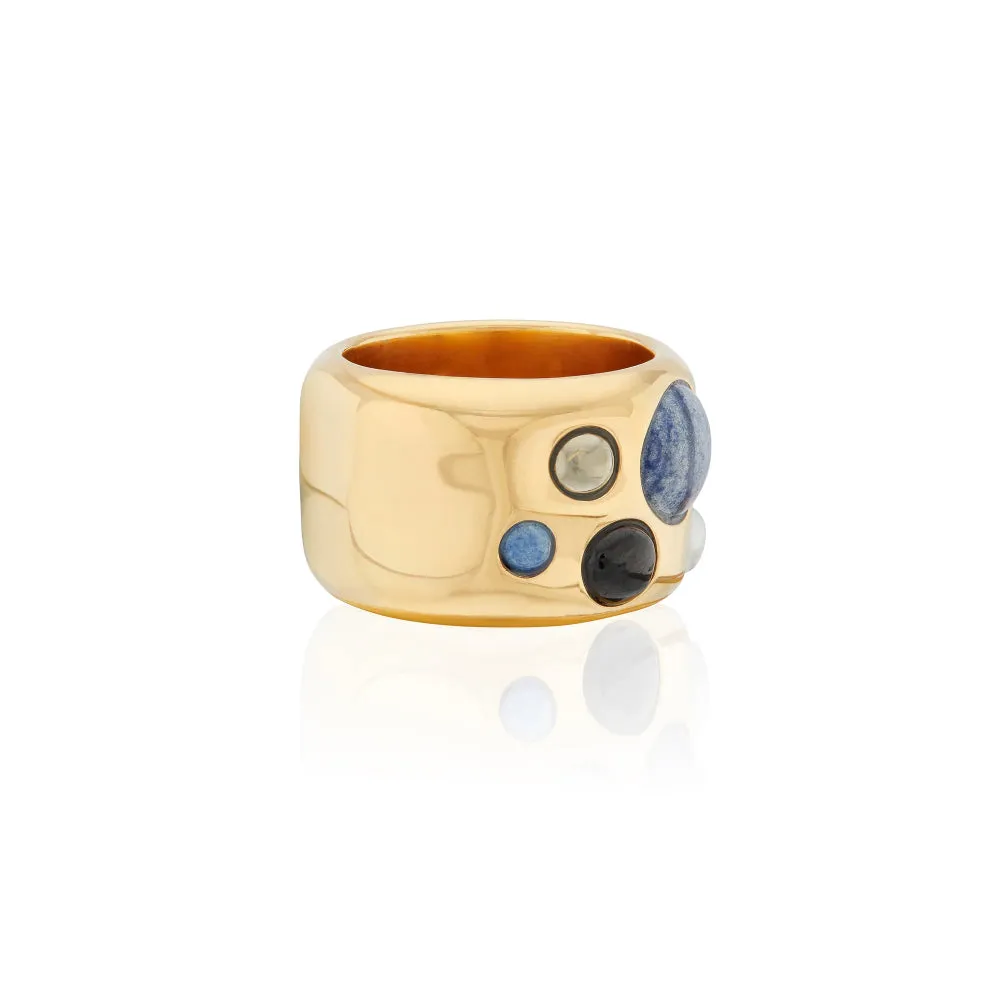 Anna Beck Wavy Multi Stone Ring
