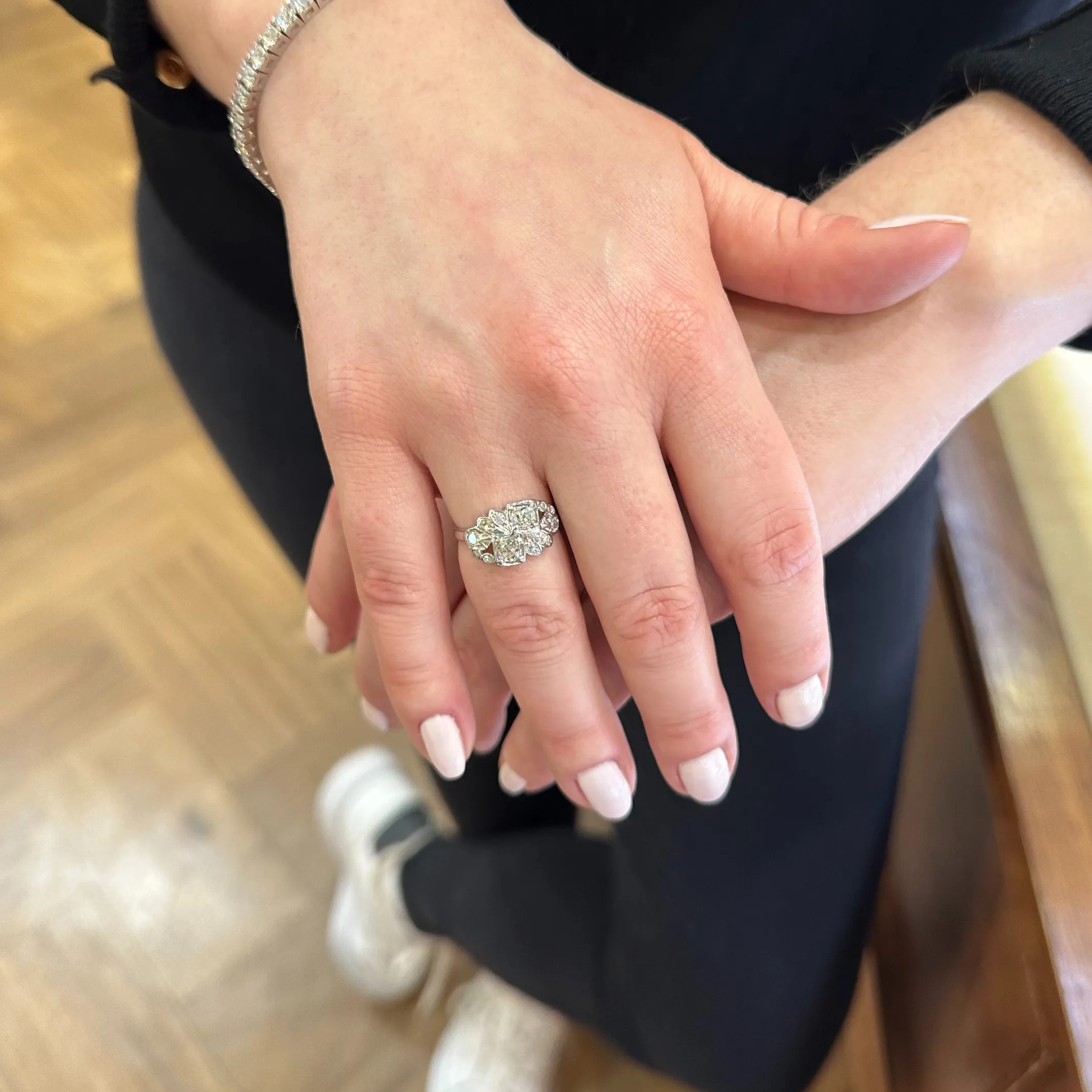 Antique Late Edwardian Diamond Ring (C.1910-1920)