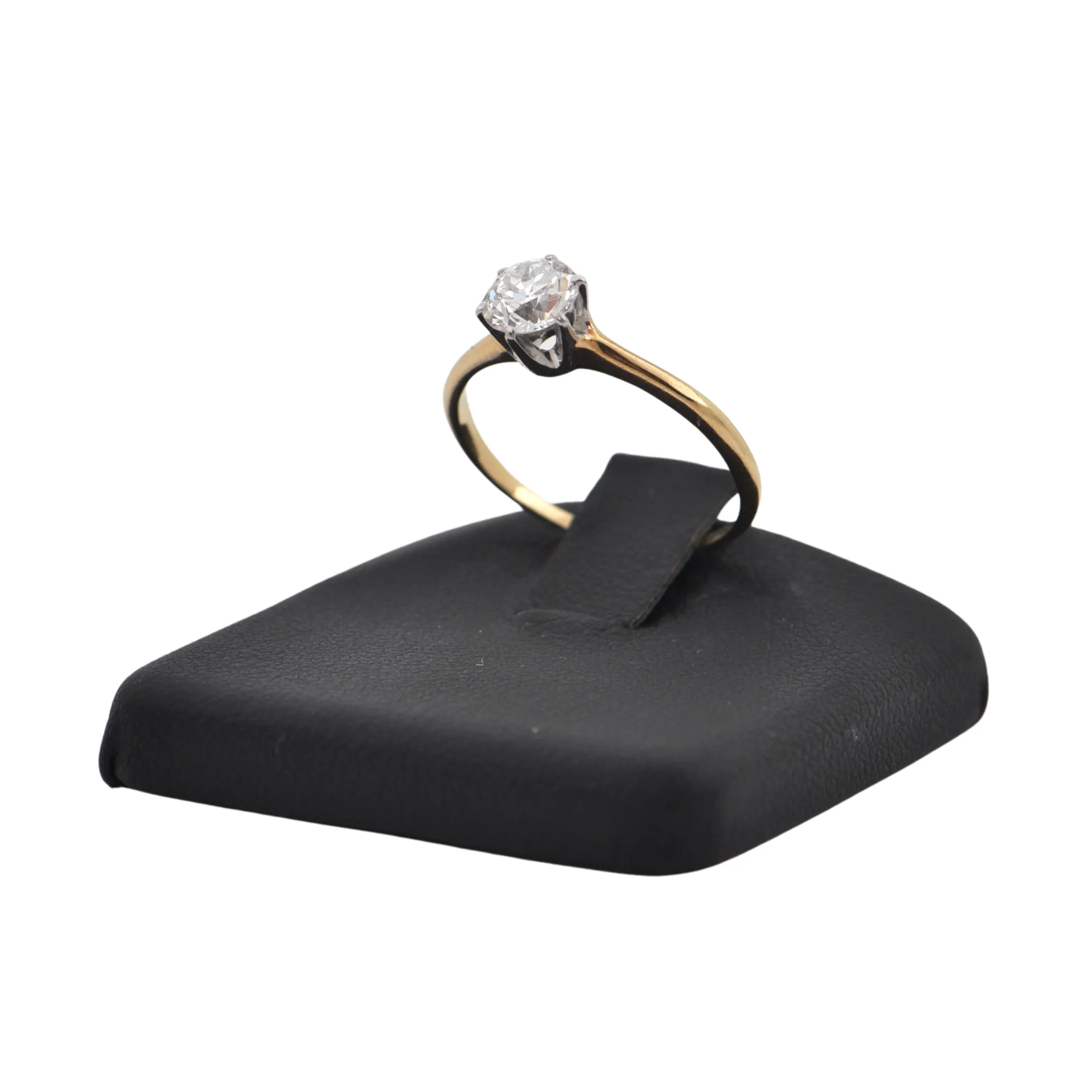 Antique Old European Cut Diamond Solitaire Ring