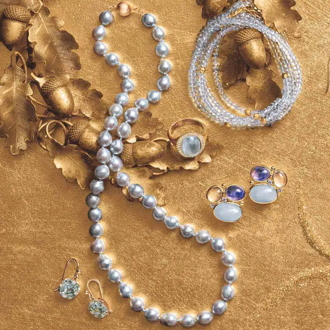 Aquamarine Wrap Bracelet