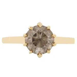 Aurora Diamond Solitaire Ring