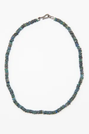 Beaded Necklace, Black Opal