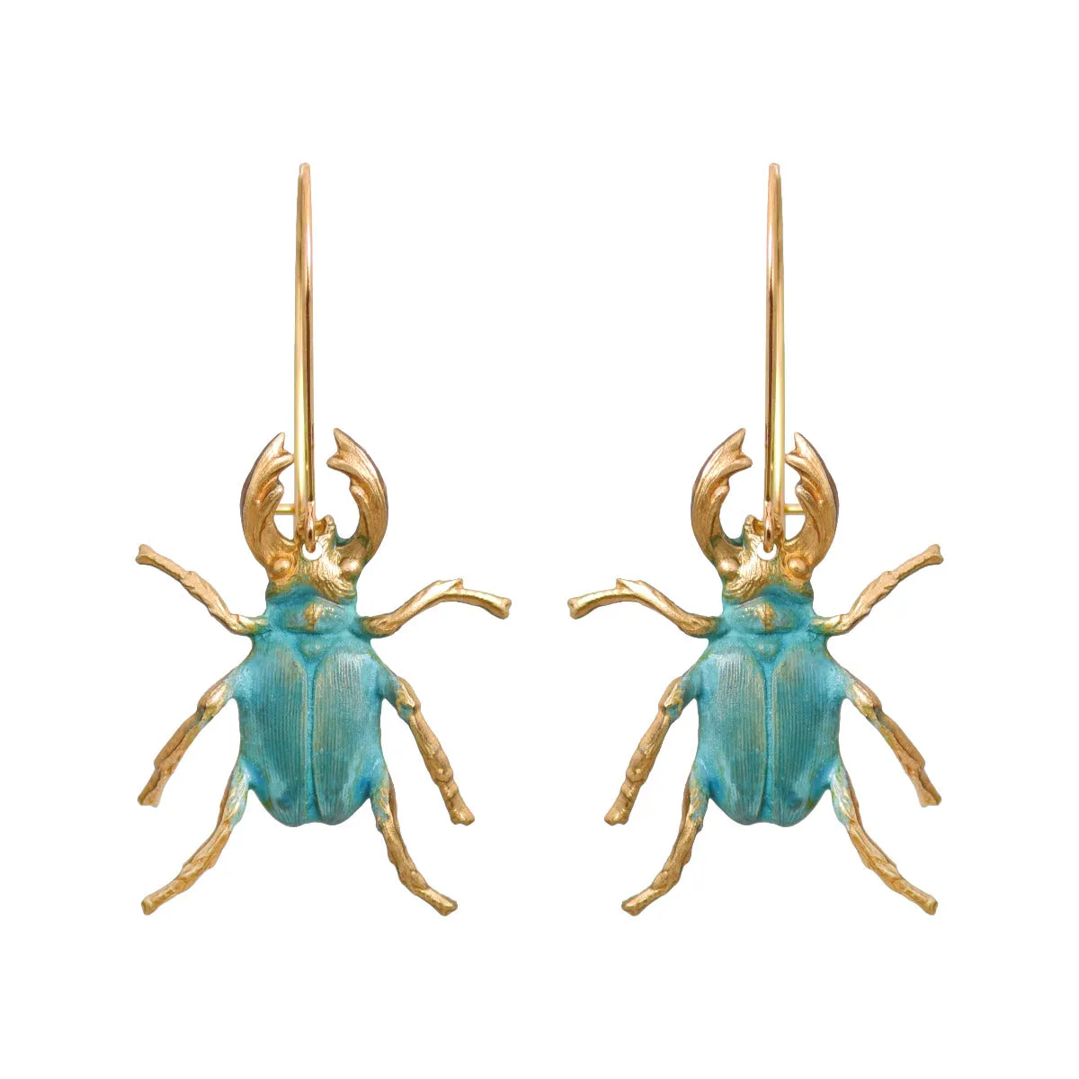 Beetle Earrings