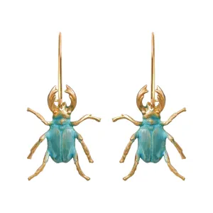 Beetle Earrings