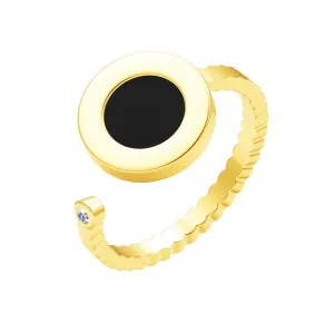 BGL-AN368432 Agate round open-shaped ring