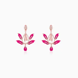 Bhumi Rose Gold Wild Mountain Ebony Earrings