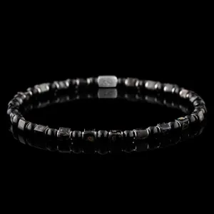 Black Tourmaline - Cube Bracelet IV (4mm)