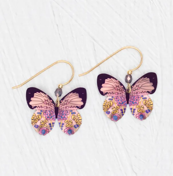 Blooming Butterfly Drop Earrings