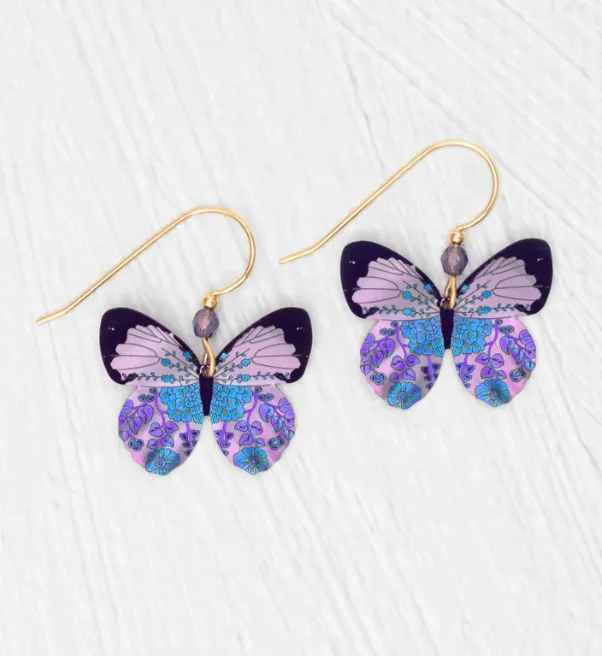 Blooming Butterfly Drop Earrings