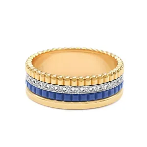 Boucheron Quatre Blue Edition Small Ring Size 54