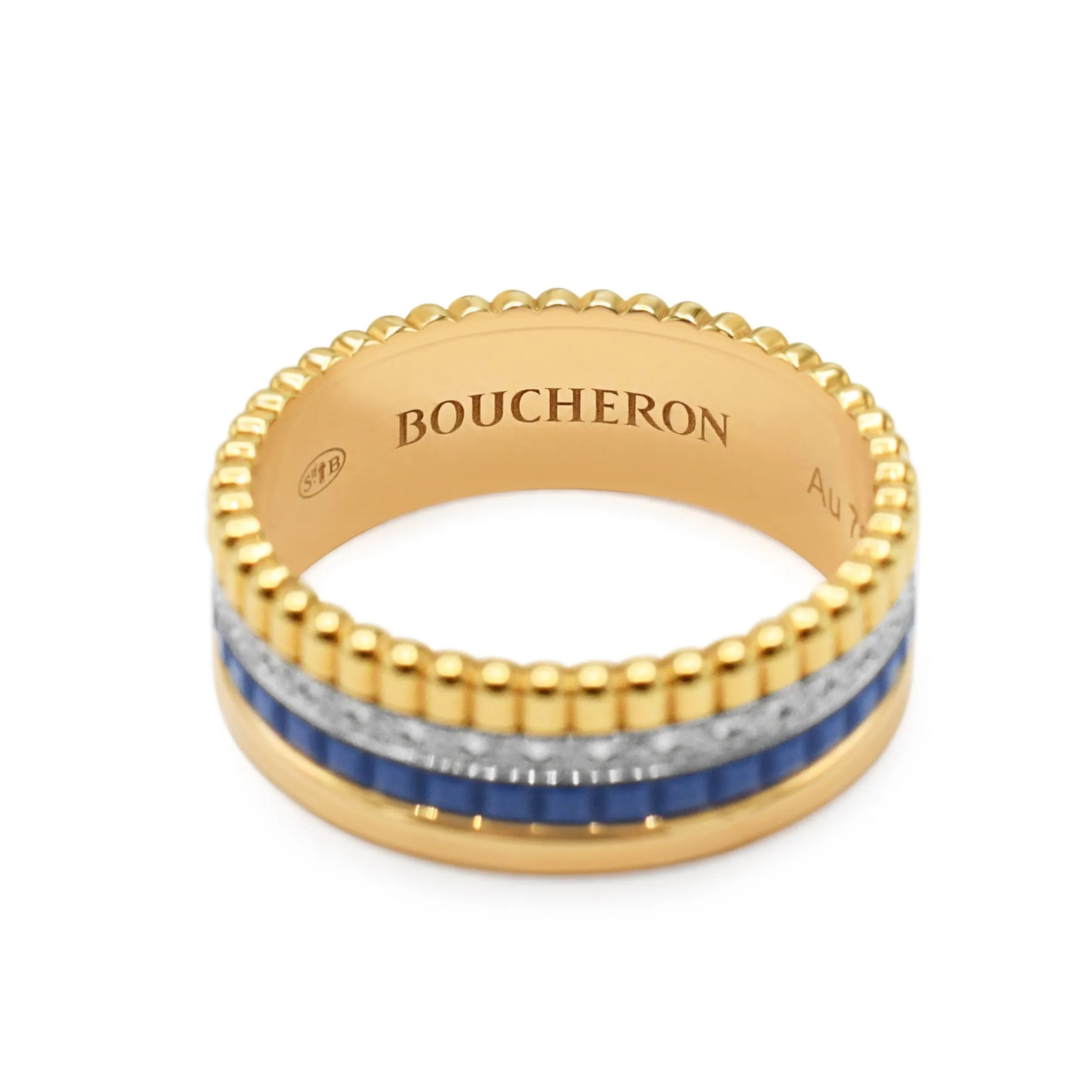 Boucheron Quatre Blue Edition Small Ring Size 54