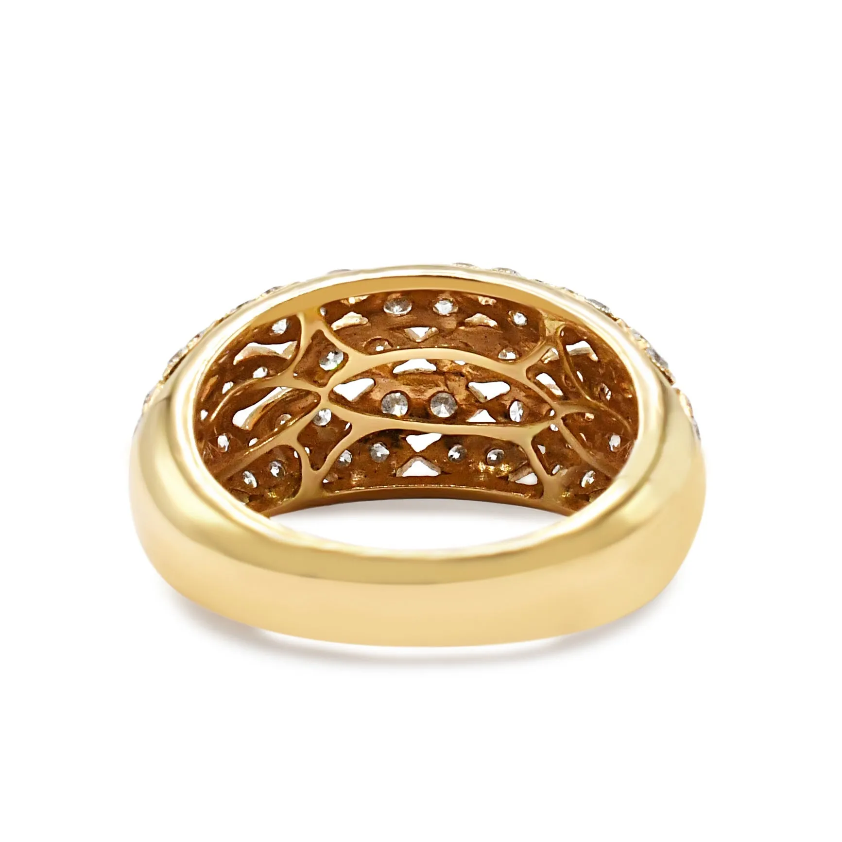 Brilliant Cut Diamond Dress Ring - 18ct Yellow Gold