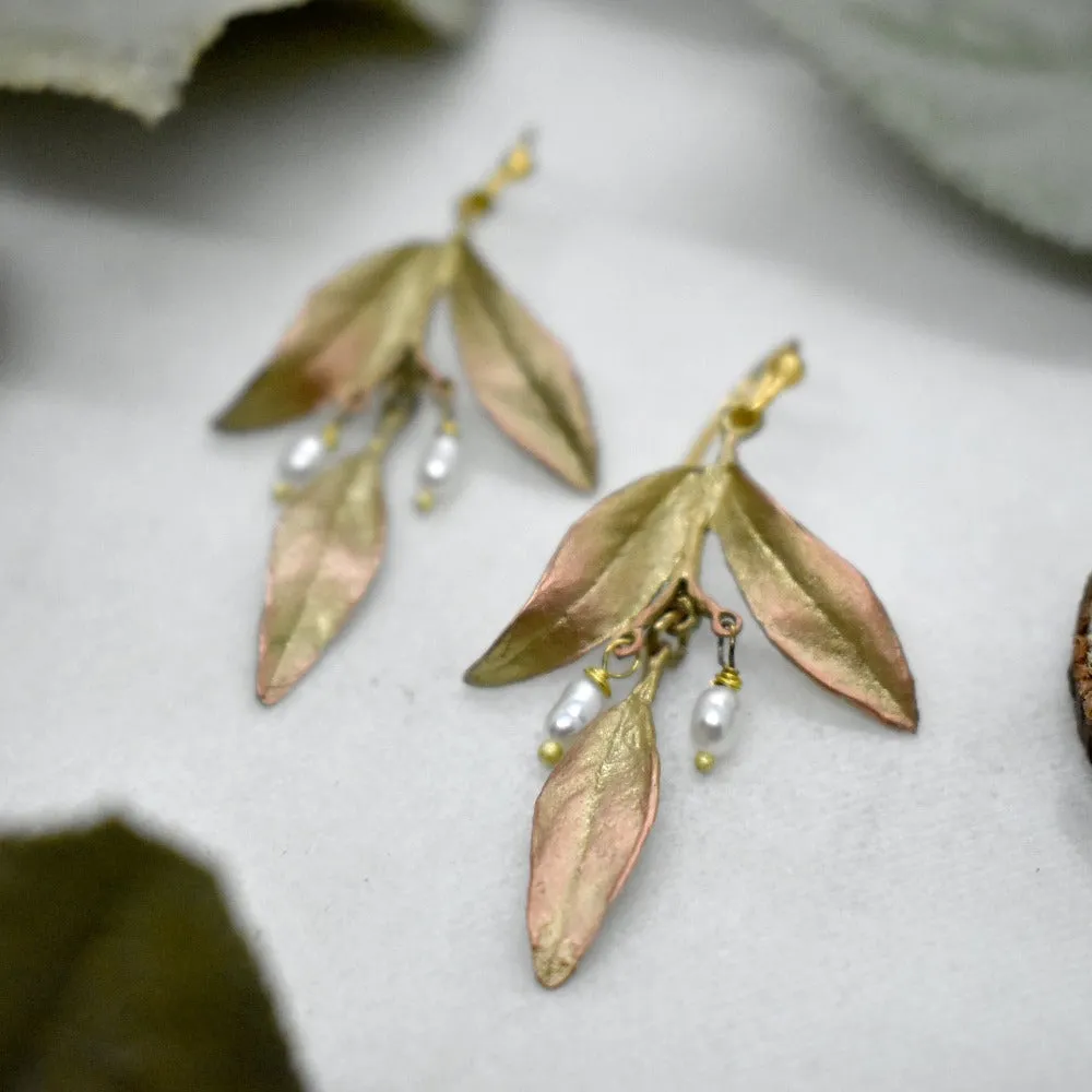 Bronze Tapestry Drop Earrings