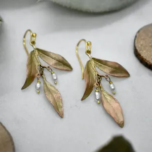 Bronze Tapestry Drop Earrings