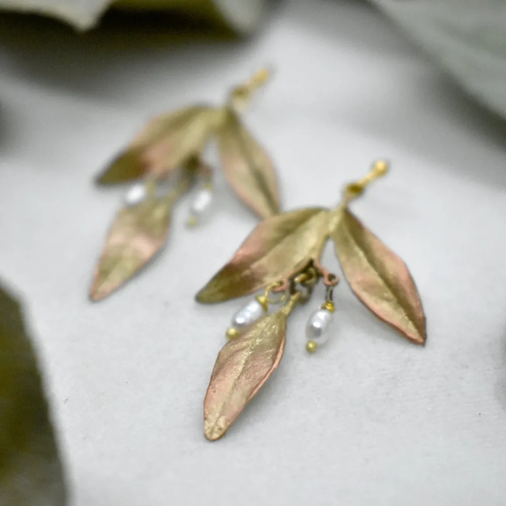 Bronze Tapestry Drop Earrings